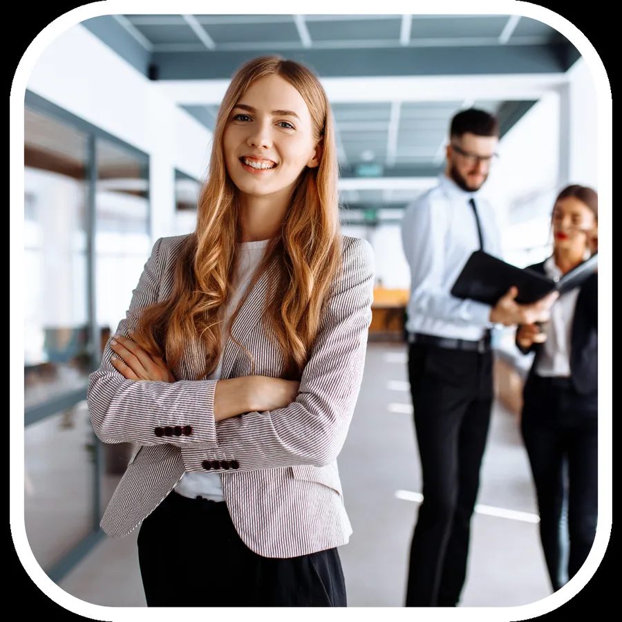 Equipe profissional em ambiente corporativo